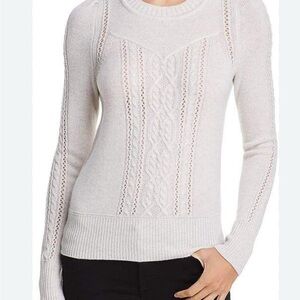 Aqua Cashmere sweater gray